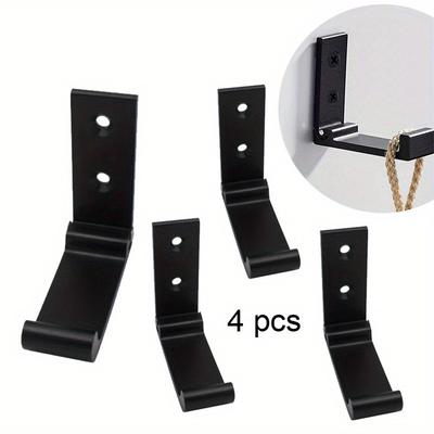 4 Stück Klappkleiderbügel Faltbarer Haken Faltbare Wandhalterung Klapphakenleiste Kleiderhaken aus Aluminiumlegierung Moderne Handtuchhaken