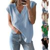 Women Casual Loose V Neck Sleeveless Knit Sweater Vest Top