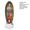 Virgin Mary Statue 11.8 Inches Our Lady of Guadalupe Figurine Hand Painted