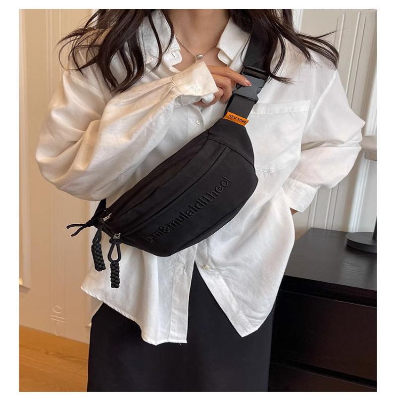 Unisex Canvas Crossbody Bag Able Compact With Multiple Convenient Compartments Suitable For School And Casual Outings