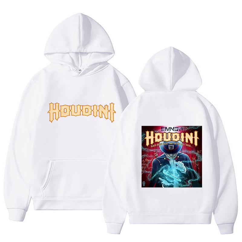 Eminem New Album Houdini Hoodie Fashion Men/Women Harajuku Hip Hop Hoodies Unisex Autumn Winter Vintage Pullovers Sweatshirts