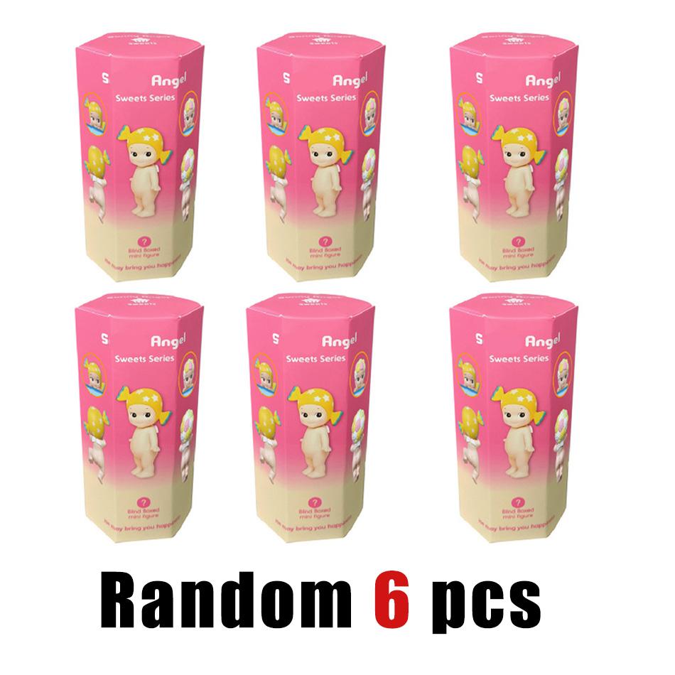 Hot Cartoon Angel Blind Box candy Doll Figuren Unboxing Fun Car Interior Decoration Ornament Birthday Christmas Doll Gift