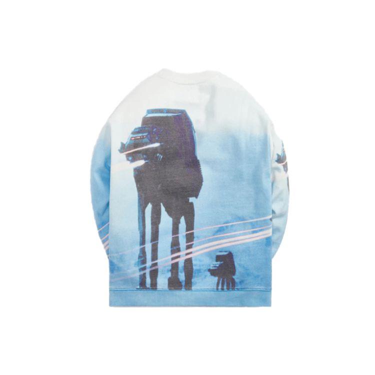 Kith For Star Wars Hoth Crewneck Summit Men Tops Blue KHM030212-408