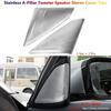Stainless For BMW 5 Series G30 Car Dashboard A Pillar Speaker Stereo Cover Trims
