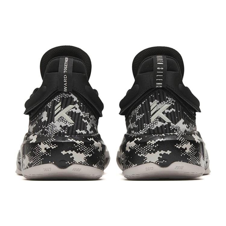 new ANTA KT8 Basketball Shoes Men High Top Black Camouflage