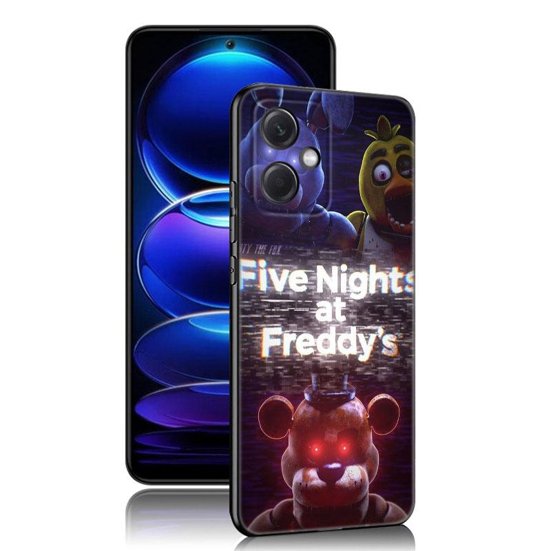 

Черный силиконовый чехол для телефона Five-Nights-At-Freddys для Xiaomi Redmi Note 10 11 11S 12 13 4G 8 9 11T Pro 5G Plus 8T 9S 10S 12S Redmi Note 13 5G
