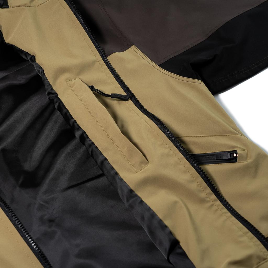 Bsrabbit Natureline Wide Hooded Jacket Olive Brown