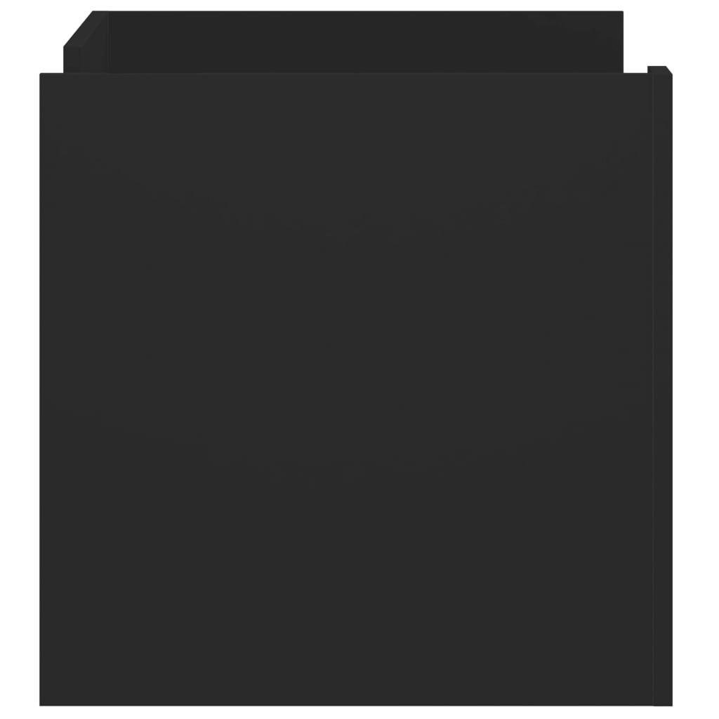 Coffee Table, Black, 80x50x50 Cm, Wood-based Material