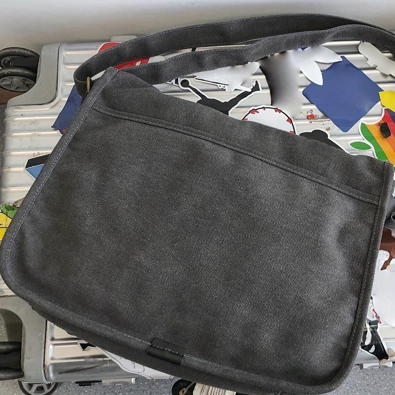 Stor Kapacitet Afslappet Alsidig Studenter Vintage Budtaske Pendler Skulder Crossbody Taske