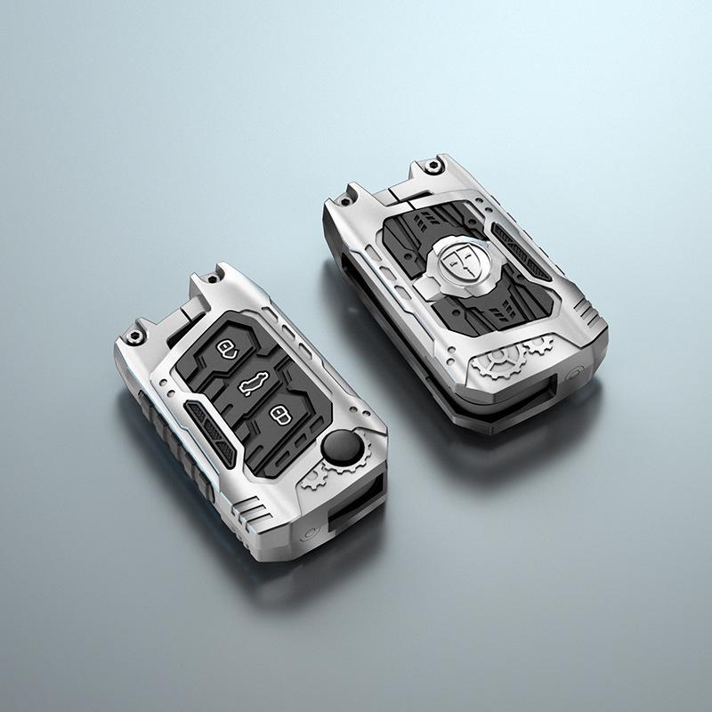 Mecha Style Key Case for Volkswagen Sagitar/Passat/Lavida - 2024 New Year Gift