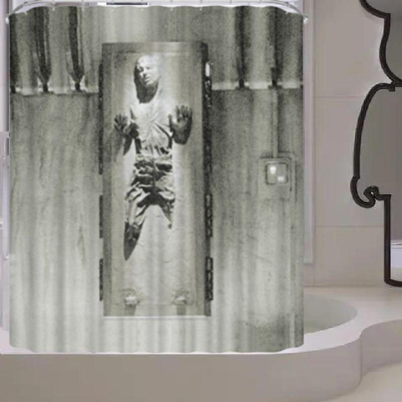 Festive Halloween Mummy Zombie Design Polyester Shower Curtain Full Print