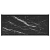 VidaXL Table console Noir 80x35x75 cm Verre trempé 322834