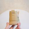 Children's snow boots, winter boys' short boots with thick fleece, girls' cotton boots, warm baby cotton shoes