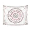 Boho Floral Rectangle Wall Tapestry Hanging Background Cloth Mandala Wall Art For Bedroom Decor