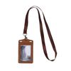 PU Leather Multi-function Card Holder Case for Work Badge Bus Pass ID Card Bank Card Credential Holder