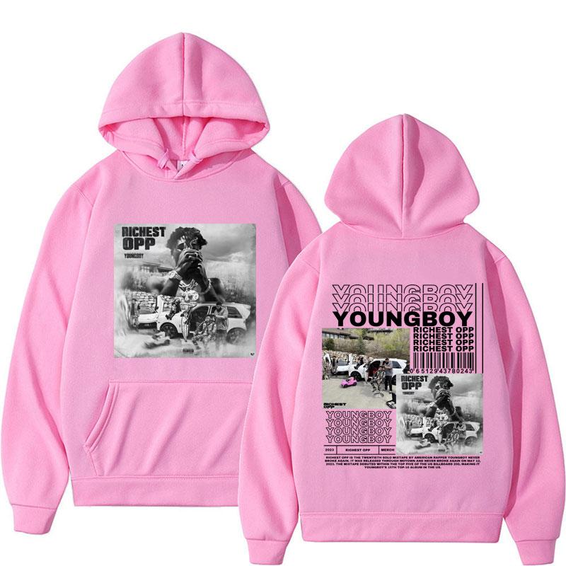 Rapper YoungBoy 2023 New Album Graphic Hoodies Men Hip Hop Fashion Vintage Sweatshirt Male Casual Gothic Oversized Hoodie Unisex