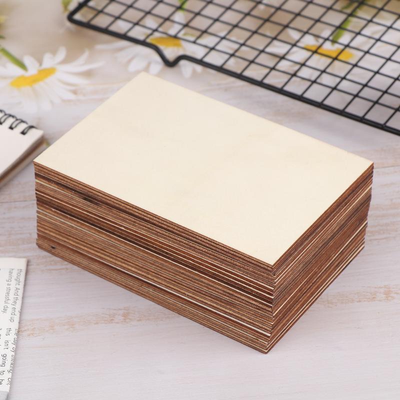 24Pcs Boxwood Sheets Basswood For Laser Cutting And Engraving,For Crafts, Diy Ornaments Model, Wood Burning
