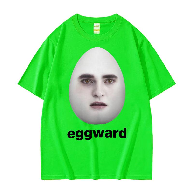 Hot Twilight Eggward Funny Meme T Shirt Edward Cullen Parody Humor Tshirt Unisex Women Casual 100 Cotton Short Sleeve Tshirt Tops