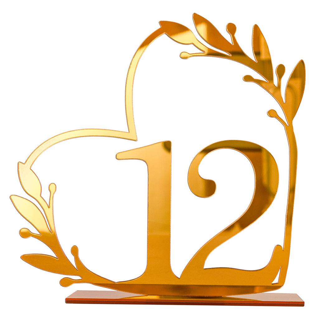 DIY Acrylic Numbers Wedding Table Numbers Mirror Table Numbers