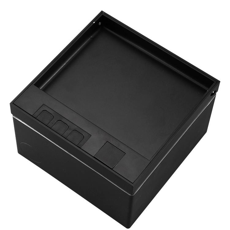 Stainless Steel Concealed Universal Floor Power Socket Box