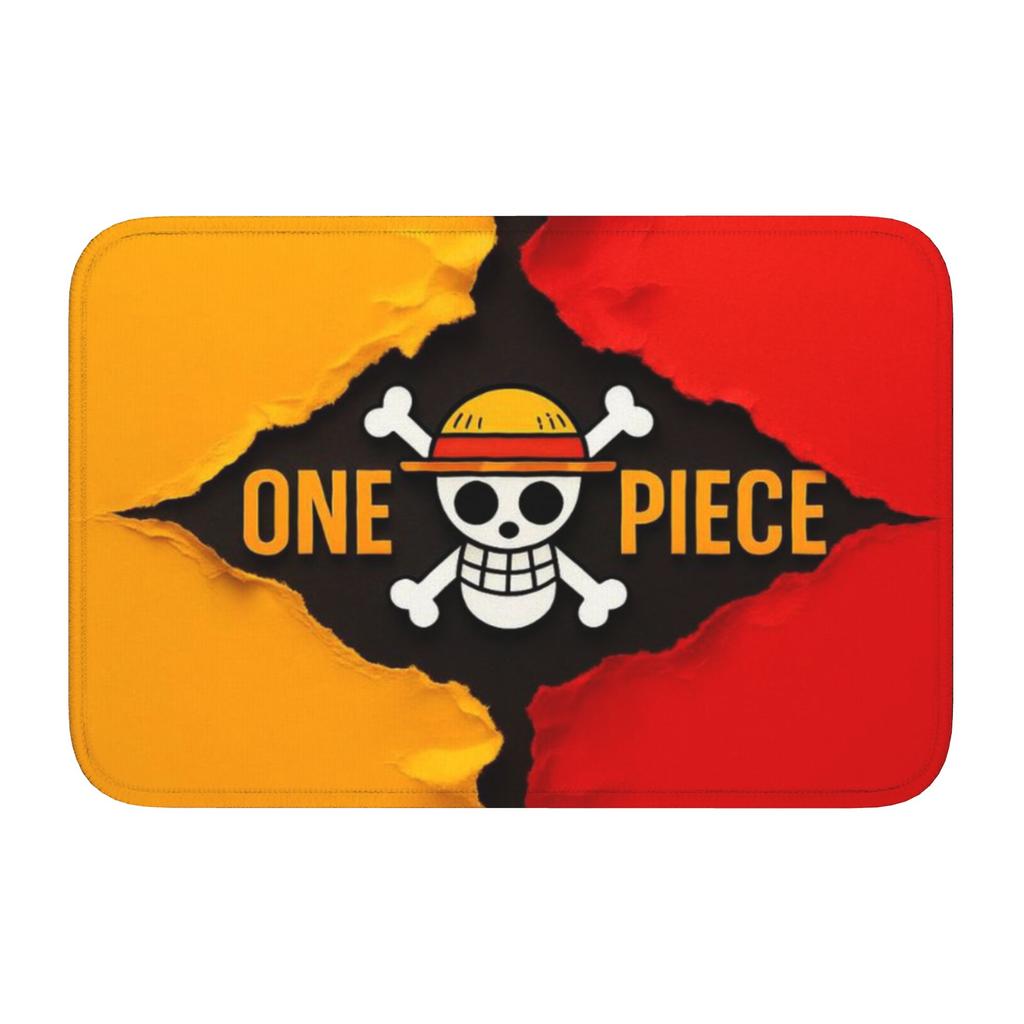 Anime One P-Pieces Front Door Floor Entrance Welcome Mat Outdoor Kitchen Bath Doormat Bedroom Living Room Carpet Rug Footpad