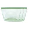 3pcs 1000ml Kitchen Storage Silicone Bags Reusable Food Grade Silicone Leakproof Freezer Bags with Built-In Seal for Refrigerator and Pantry