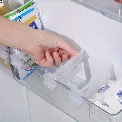 Multifunctional Household Refrigerator Divider To Organize Freely, Snap-On Grids Clip To Organize Refrigerator Door Divider Clip, Suitabl