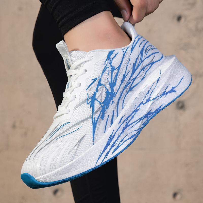 Fashion Carbon-plate Running Shoes Damping Sneakers Unisex Tennis Basketball Trainers Fitness Exercise Sports Shoes