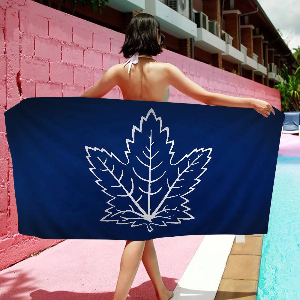 T-Torontos Maple Leafs Beach Towel Colorful Bath Towels For Girl Microfiber Quick Dry Sand Free Beach Yoga Spa Gym Pool