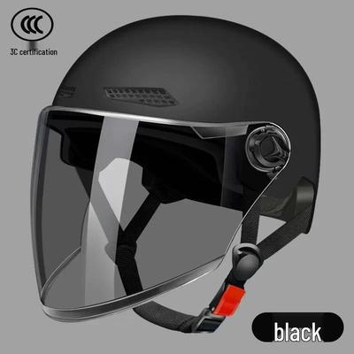 3C Certified Lightweight Half-Helmet for Men & Women, All-Season Use, Summer Sunshade, Sun Protection Safety.