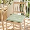 Natural Texture Seat Cushion Office Chair with Ties, Ultra Soft Square Cushion, 15.75"x15.75" for Breathable Washable Pad Dining Chair, Home