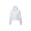 Sweatshirts Women's White Hooded Moderate Regular 595935-02