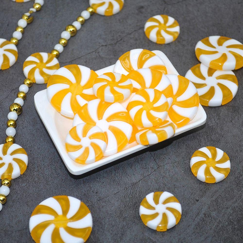 6Pcs Fake Christmas Candy Acrylic Christmas Tree Hanging Pendant Colorful Candy Ornaments Home