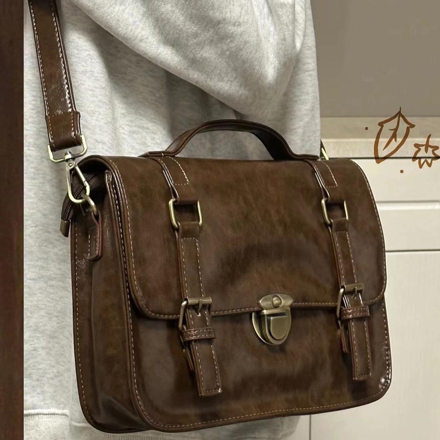 Japońscy Studenci Vintage Damskie Torebki Listonoszki Streetwear Y2k Moda Torba Kurierska Codzienne Plecaki