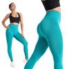 Women Yoga Leggings Tummy Control Hip Lifting High-waisted Seamless Workout Tight Pants Stretch Body Shaping Compression Trousers