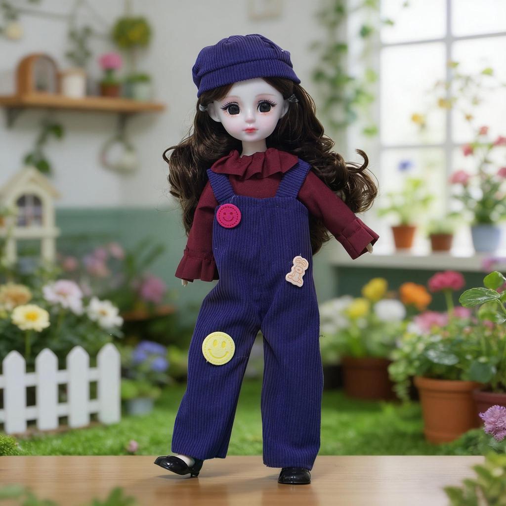 New 30cm Chubby BJD Doll Clothes Set - Cute Lolita Ghost Mom Dress-Up Collection