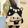 Cute Cartoon Kitten Backpack Women Traveling Light Soft Children Small Commuting Casual Shoulder Bag