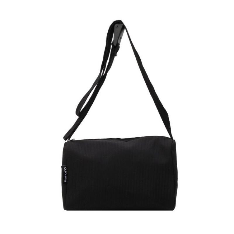 Premium canvas bag, women's new velvet shoulder bag, small oblique span bag, commuter pillow bag, simple.