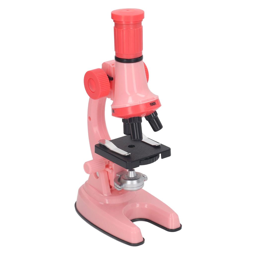 Kids Microscope Set Clr Image Source Science Educational Magnifier Toy with LED Light
