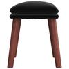 Footstool Black 45 x 29.5 x 35 cm Velvet
