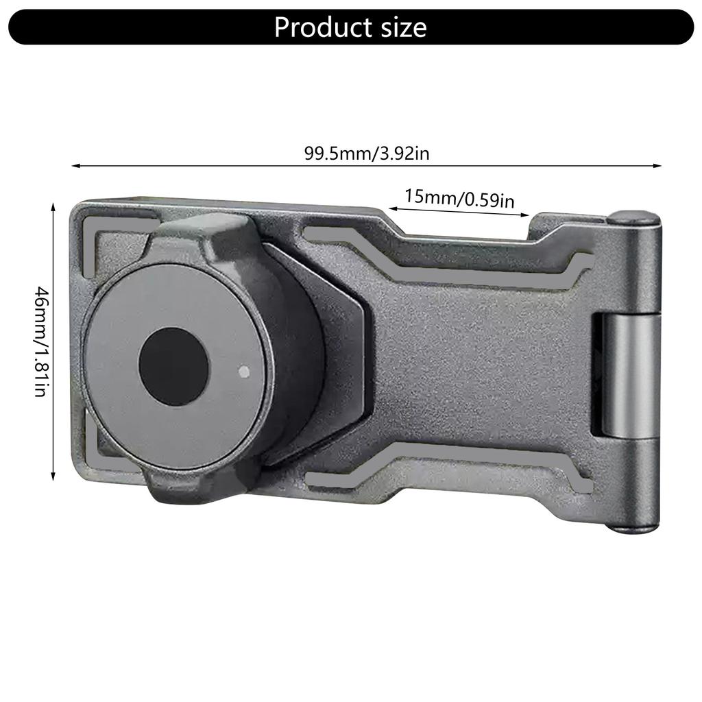 4palcový Kombinační zámek pro Bezpečné Dveře Skříně Otočný Knoflík Západky s Kódem Bezpečnostní Zámky Skříněk pro Kuchyň