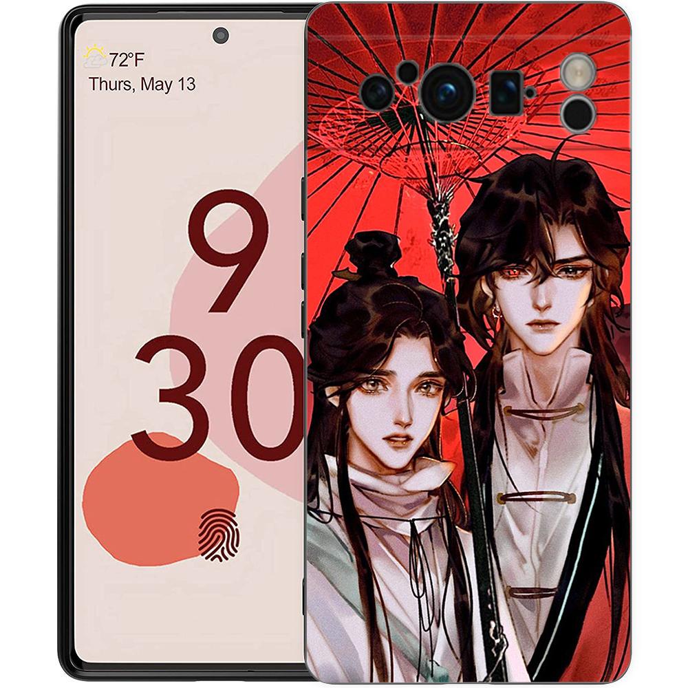 

Heaven Officials Blessing Phone Case For Google Pixel 8 A 7 6 Pro Soft TPU Shell For Pixel 6A Silicone Shockproof Black Cover Pixel 8