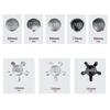For Audi  A5 4Pcs 60/61/68/69/77/135mm Car Wheel Hub Caps Center Rim Cover Badge Decoration Accessories For Audi A4 A5 A6 A7 A8 Q5 Q7 Hubcap