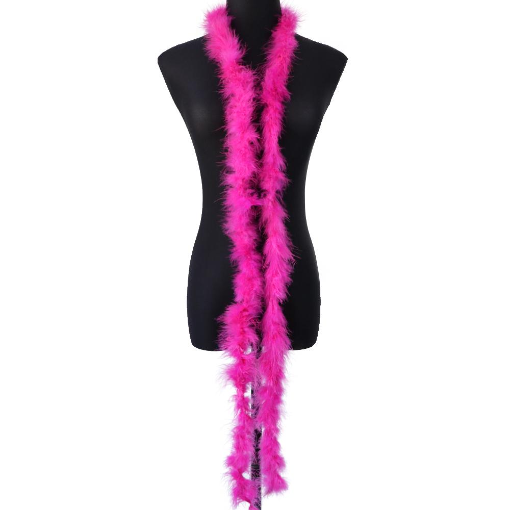 DIY 11G Marabou Feathers Boa For Shaw 2 Meters Turkey Plumes Frigne For DIY Wedding Dress Clothing Shawl Decoration Sewing Crafts