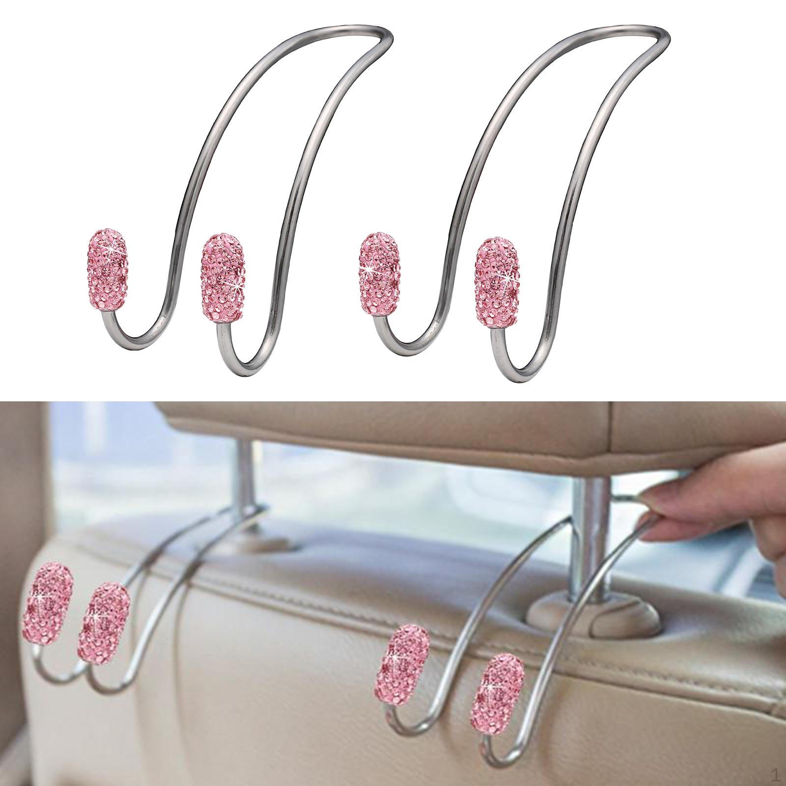 

Крючок-держатель для подголовника, крючок из нержавеющей стали, 2 шт., вешалка для сиденья