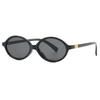 2PACK Sexy Small Oval Sunglasses for Women  Brand Designer Fashion Luxury Shades UV400 Black Eyewear Men Vintage Sun Glasses