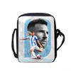 Mochilas Escolares Estrela do Futebol Bolsa para Celular Bolsa de Compras M-Messi Estampada Aprender, Viajar Bolsa de Ombro Transversal Bolsa de Mão Melhor Presente