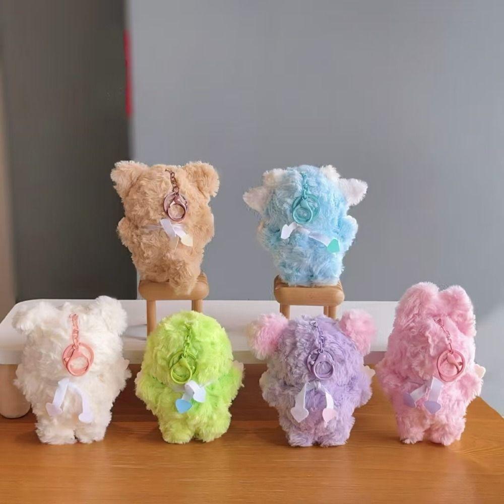 Soft Anime Doll Pendant Plushies Doll Bear Plush Keychain Bee Plush Coin Purse Hanging Accessory
