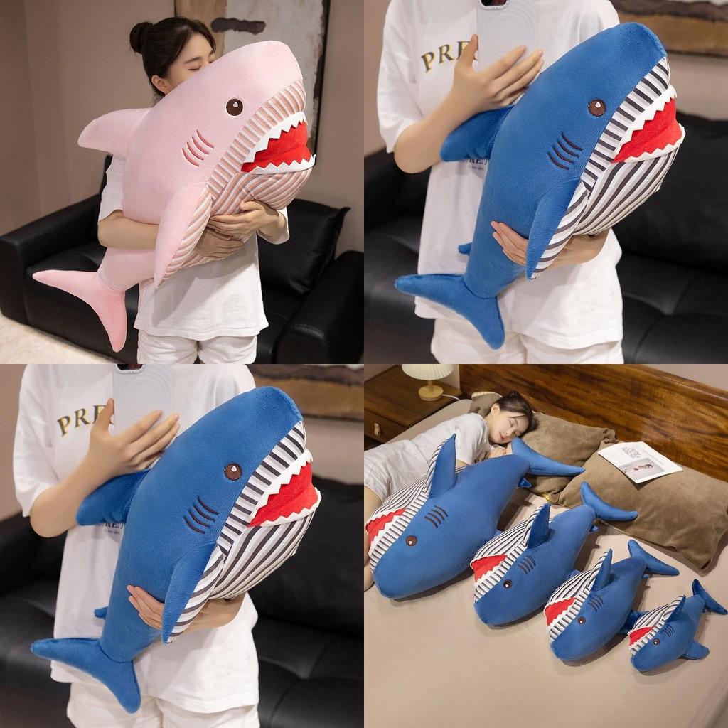 Cartoon Shark Plush Toy For Relaxing Bedside Comfort