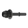Quick Disconnect EFI Fitting Adapter Push On Aluminum Alloy Black Anodized Finish for Fuel Filter Rail Feed Port